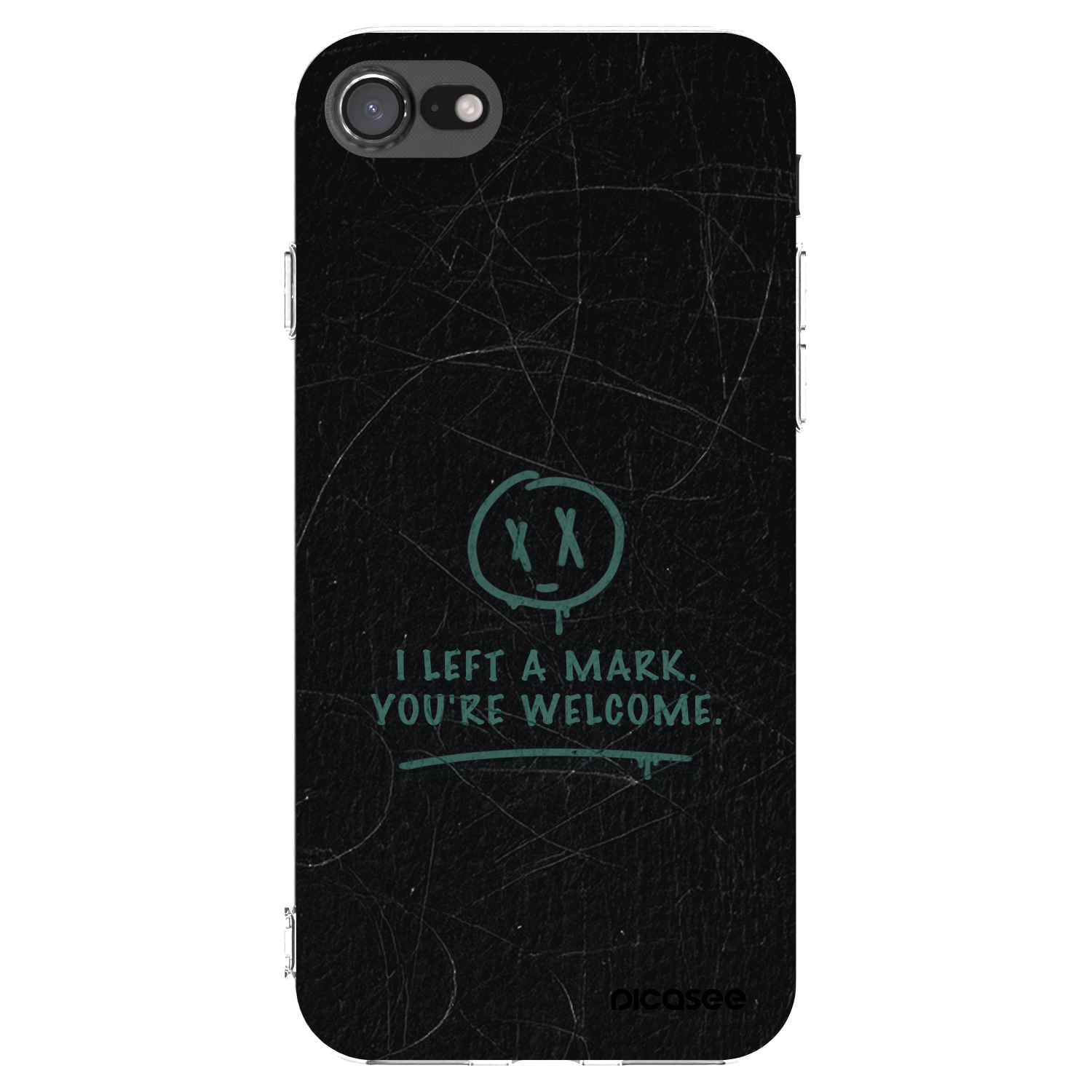 Picasee silikónový prehľadný obal pre Apple iPhone 8 - LEFT A MARK