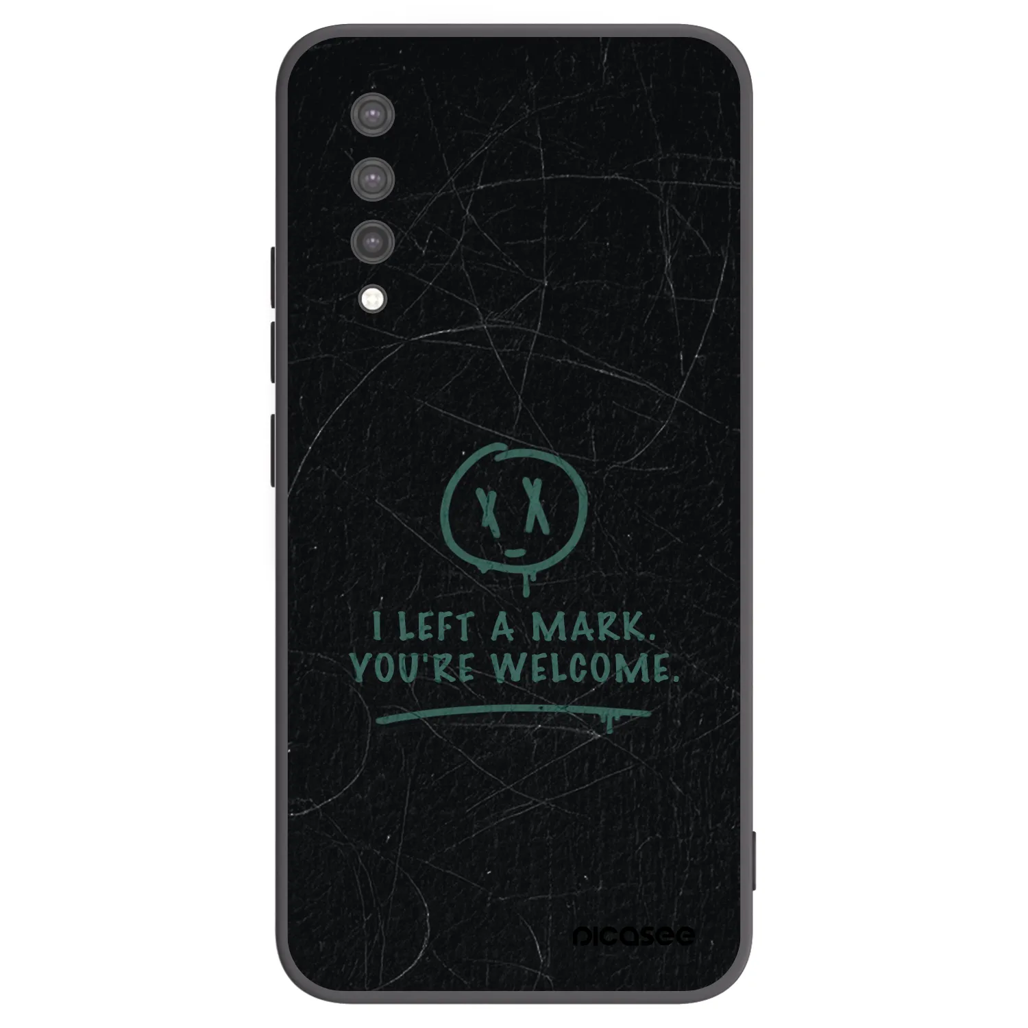 Picasee silikónový čierny obal pre Xiaomi Mi 9 Lite - LEFT A MARK