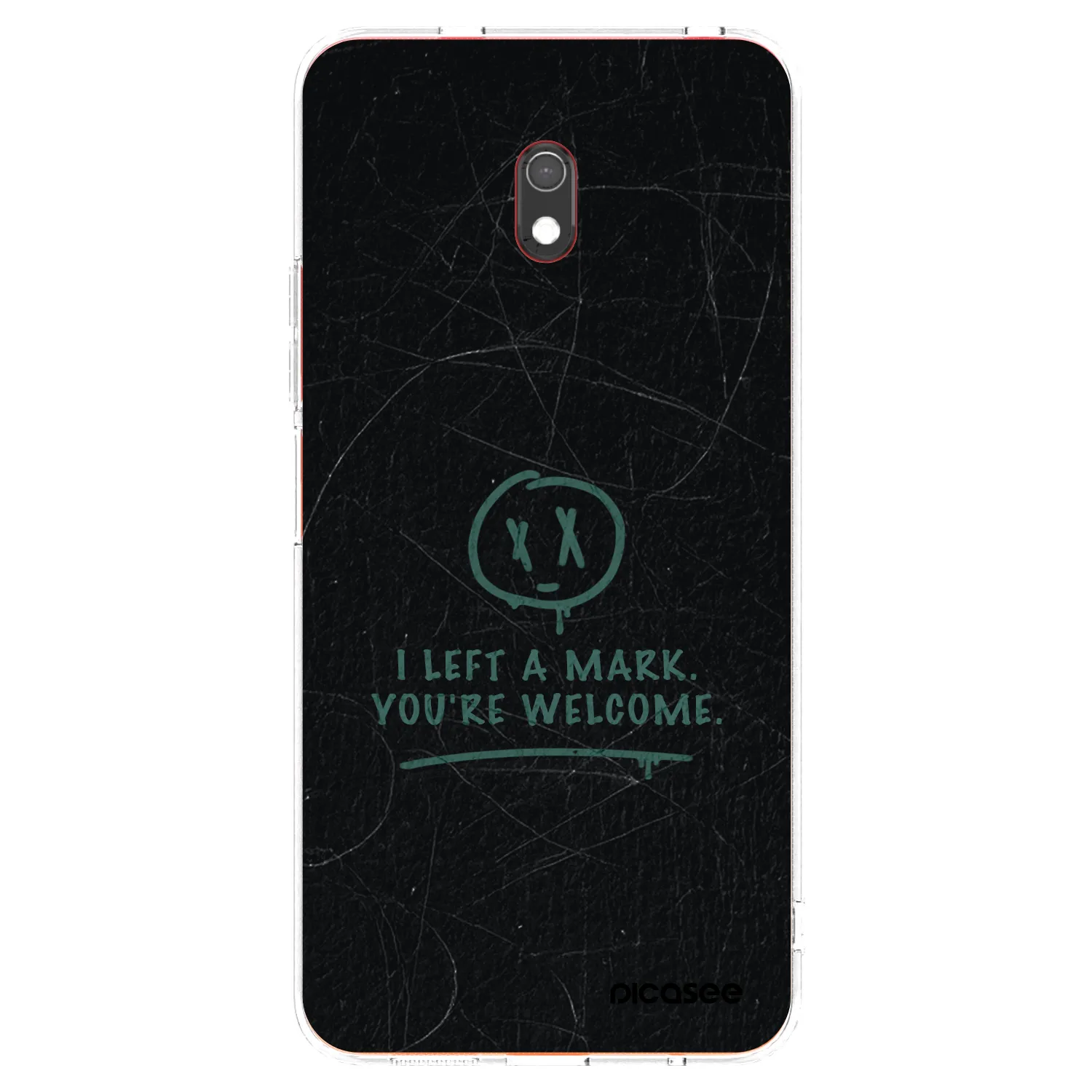 Picasee silikónový prehľadný obal pre Xiaomi Redmi 8A - LEFT A MARK