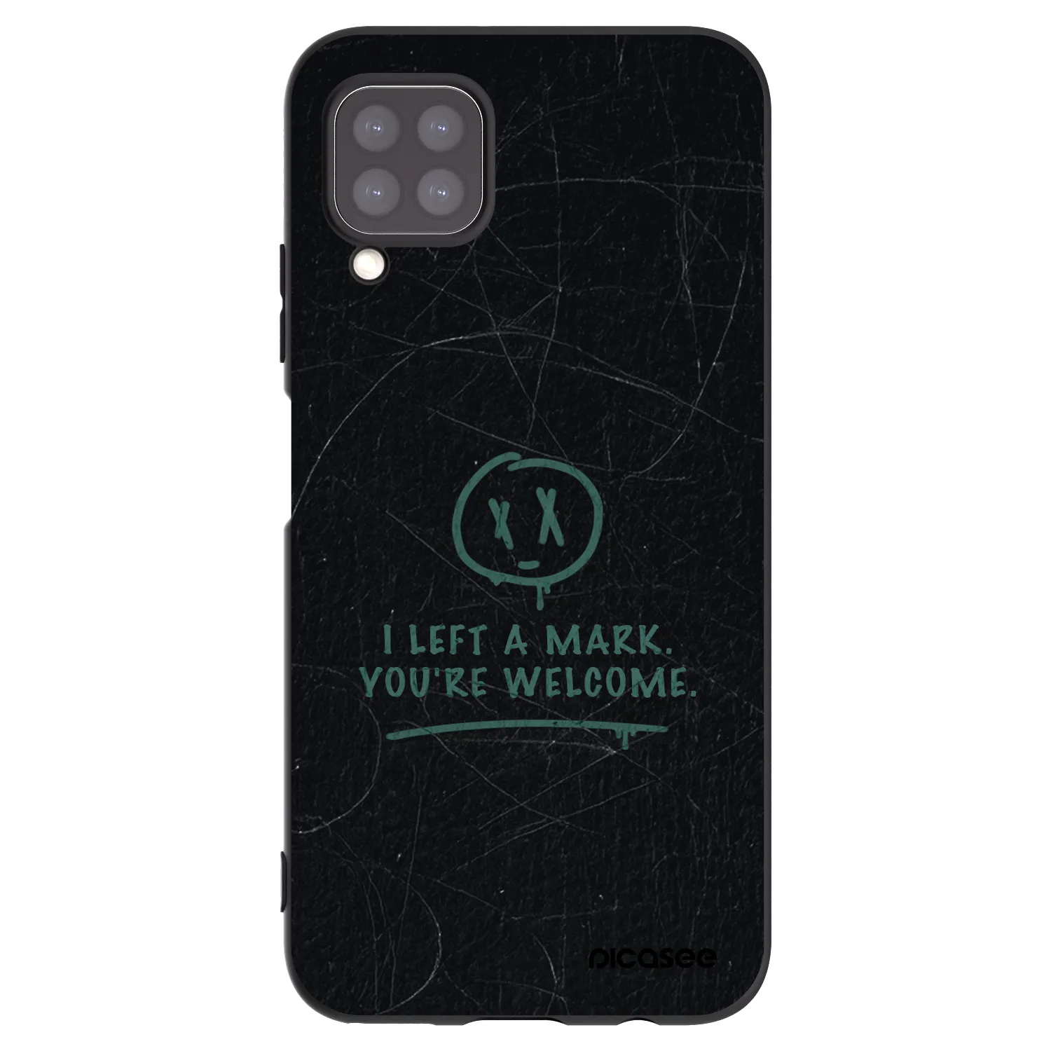 Picasee silikónový čierny obal pre Huawei P40 Lite - LEFT A MARK