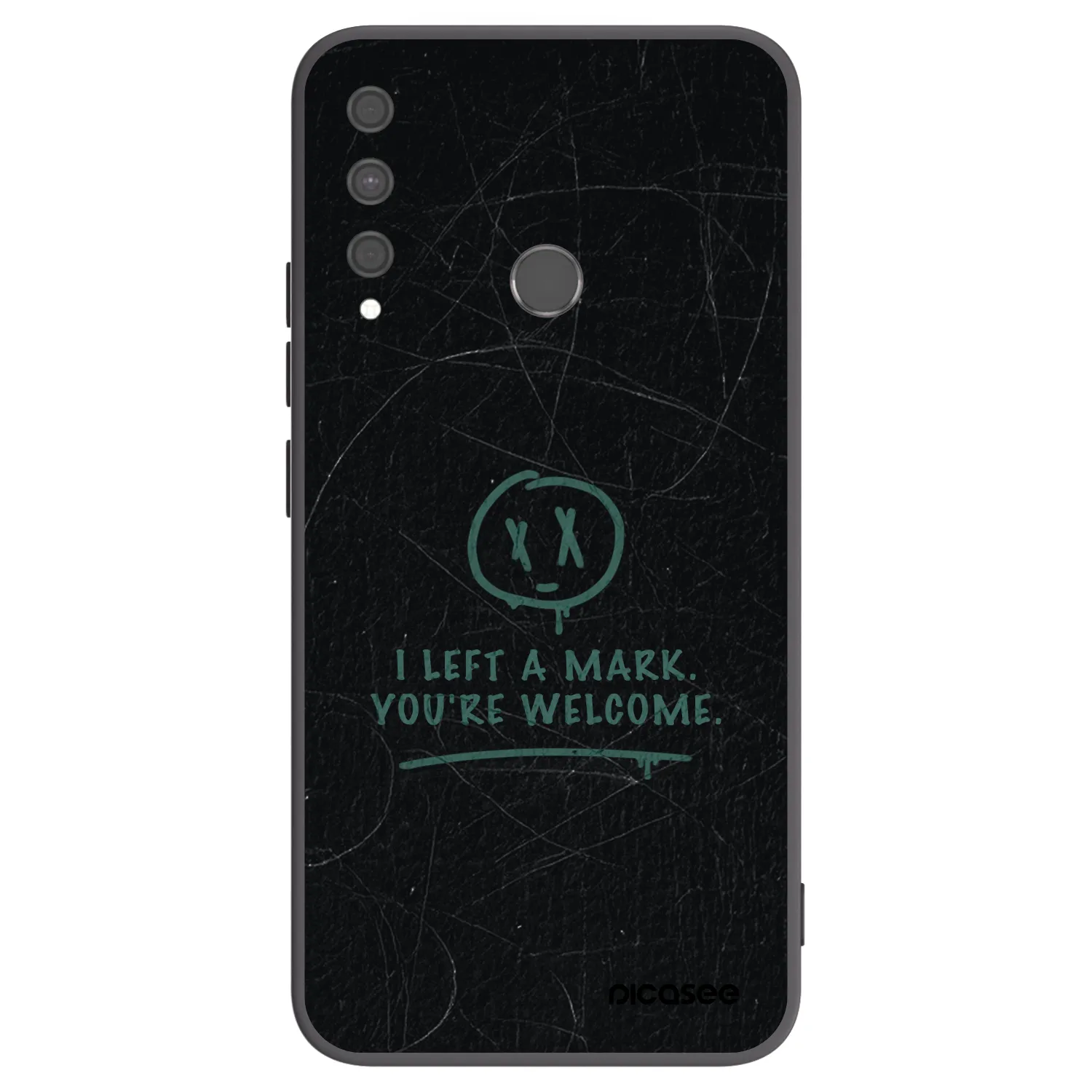 Picasee silikónový čierny obal pre Huawei P40 Lite E - LEFT A MARK