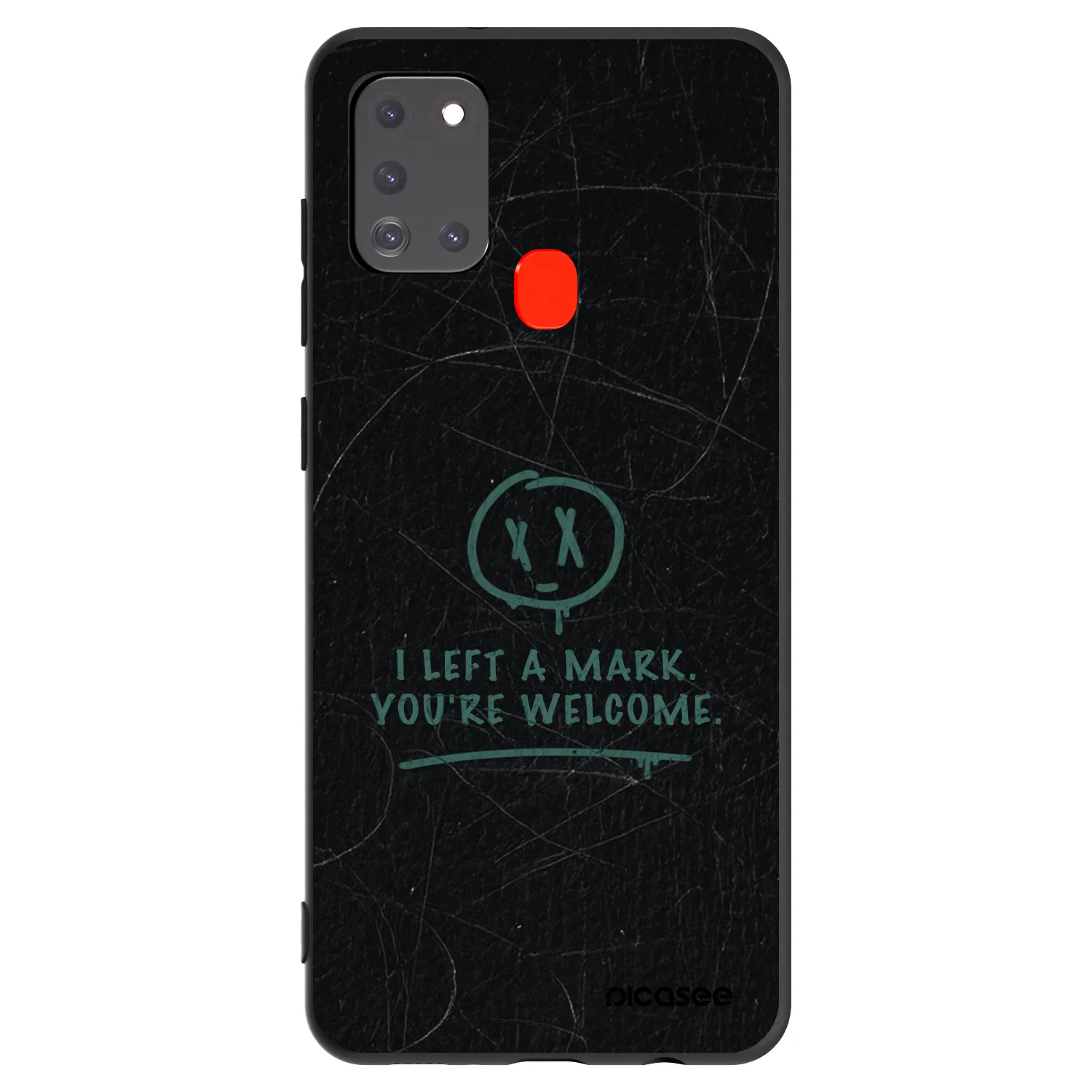 Picasee silikónový čierny obal pre Samsung Galaxy A21s - LEFT A MARK