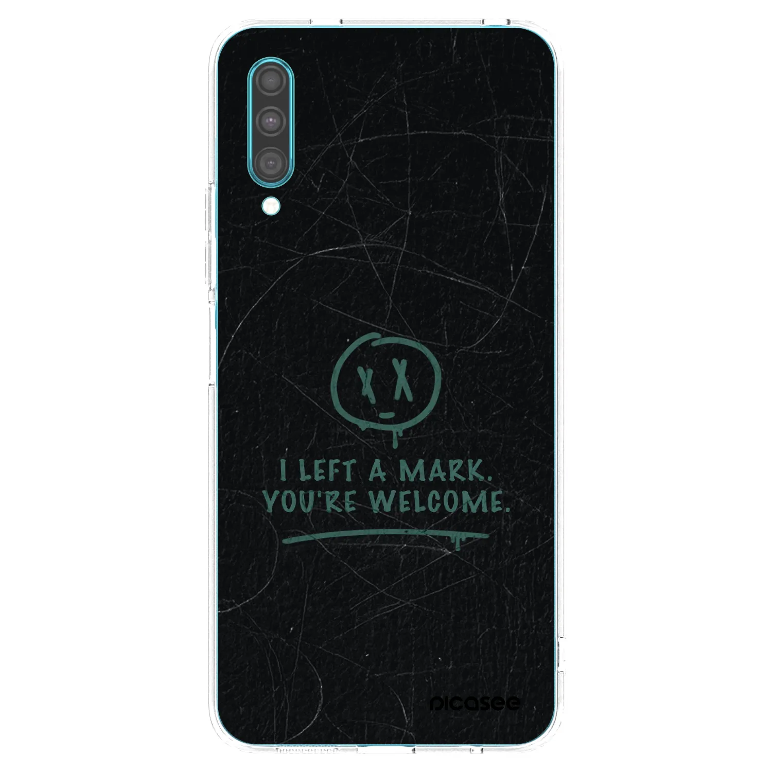 Picasee silikónový prehľadný obal pre Samsung Galaxy A30s A307F - LEFT A MARK