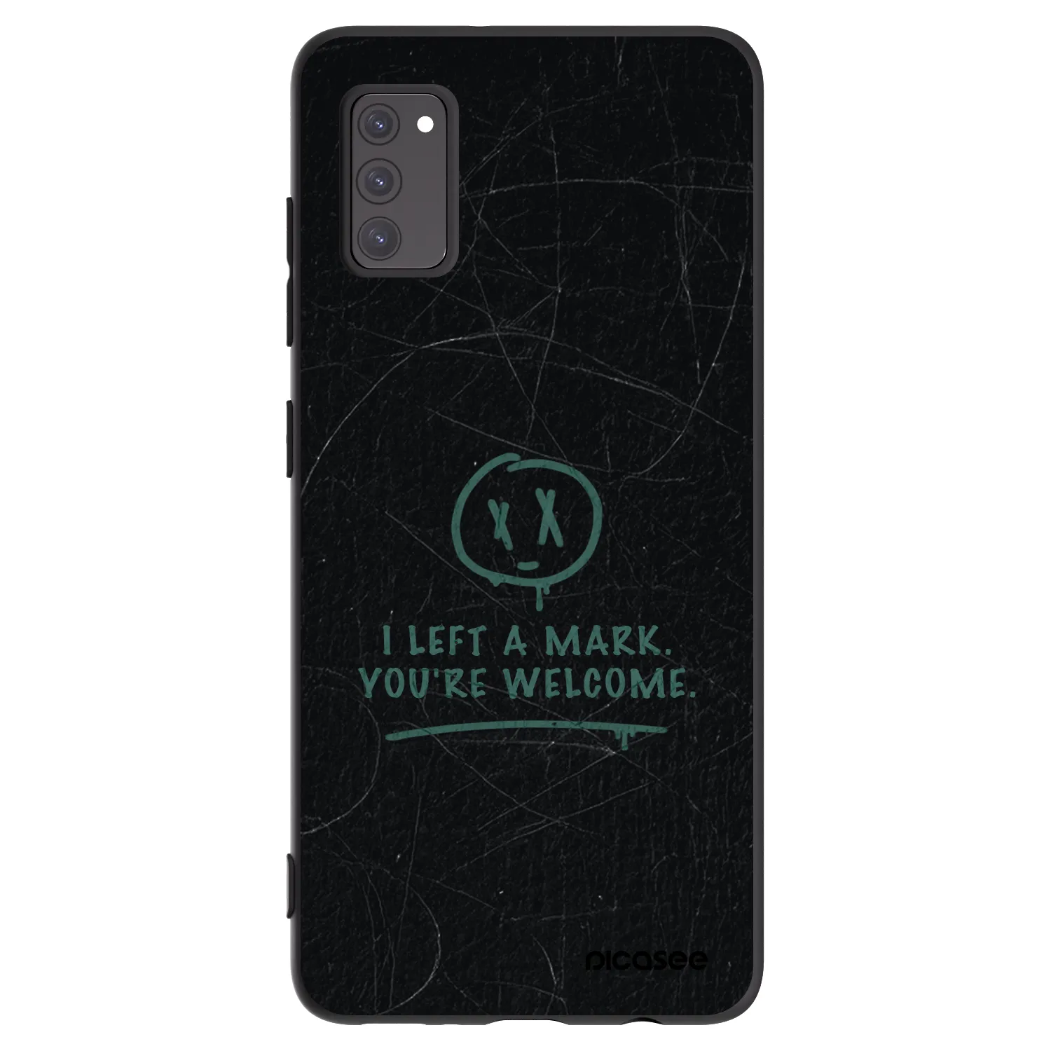 Picasee silikónový čierny obal pre Samsung Galaxy A41 A415F - LEFT A MARK