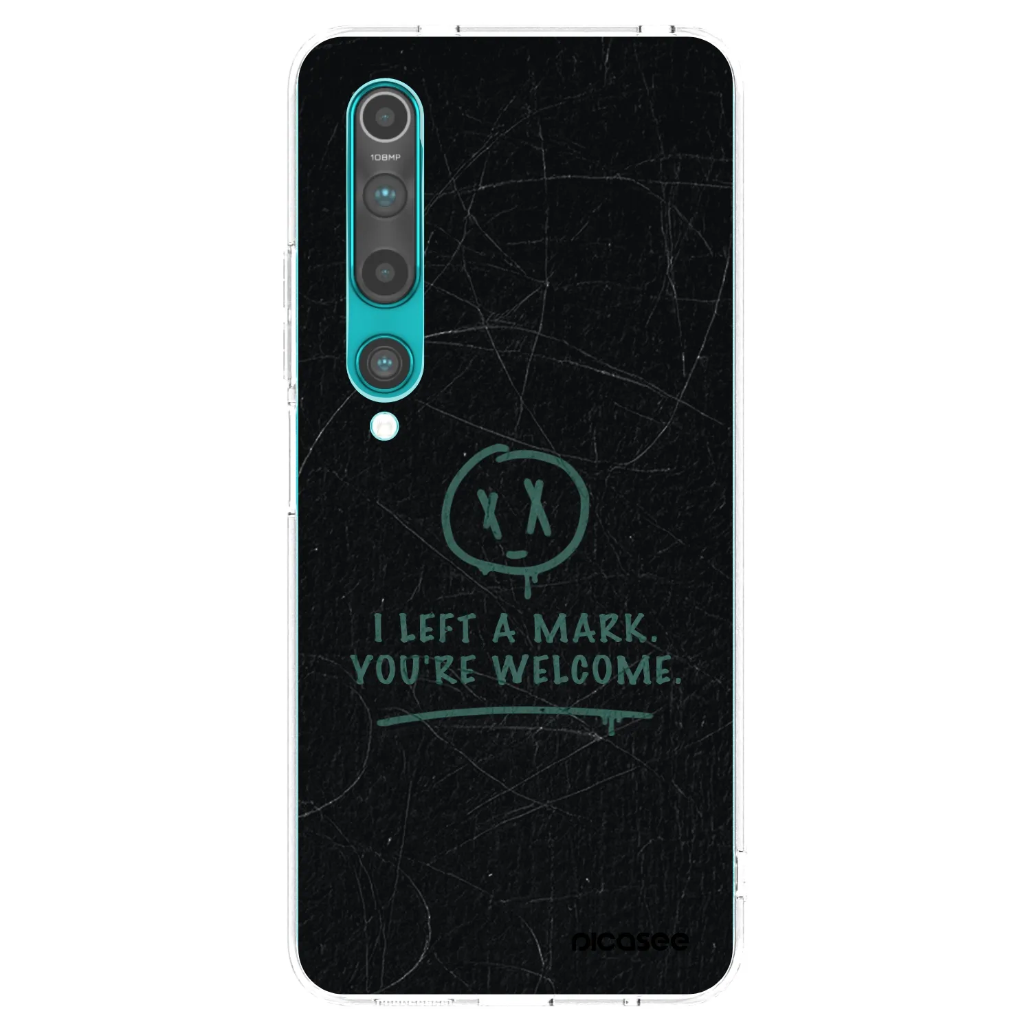 Picasee silikónový prehľadný obal pre Xiaomi Mi 10 - LEFT A MARK