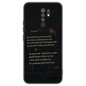 Picasee silikónový čierny obal pre Xiaomi Redmi 9 - POET