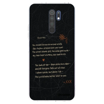 Picasee silikónový prehľadný obal pre Xiaomi Redmi 9 - POET
