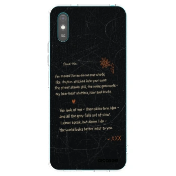 Picasee silikónový prehľadný obal pre Xiaomi Redmi 9A - POET