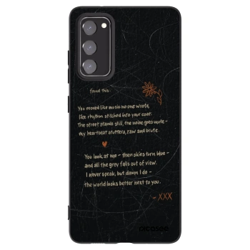 Picasee silikónový čierny obal pre Samsung Galaxy S20 FE - POET