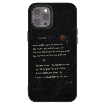 Picasee silikónový čierny obal pre Apple iPhone 12 Pro Max - POET