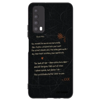 Picasee silikónový čierny obal pre Huawei P Smart 2021 - POET