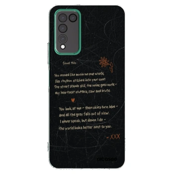 Picasee silikónový prehľadný obal pre Honor 10X Lite - POET