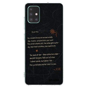 Picasee silikónový prehľadný obal pre Samsung Galaxy M51 M515F - POET