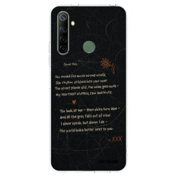 Picasee silikónový prehľadný obal pre Realme 6i - POET