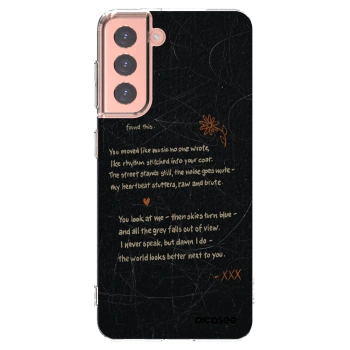 Picasee silikónový prehľadný obal pre Samsung Galaxy S21 5G G991B - POET