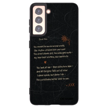 Picasee silikónový čierny obal pre Samsung Galaxy S21 5G G991B - POET