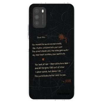 Picasee silikónový prehľadný obal pre Xiaomi Poco M3 - POET