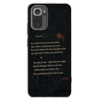 Picasee silikónový prehľadný obal pre Xiaomi Redmi Note 10 - POET