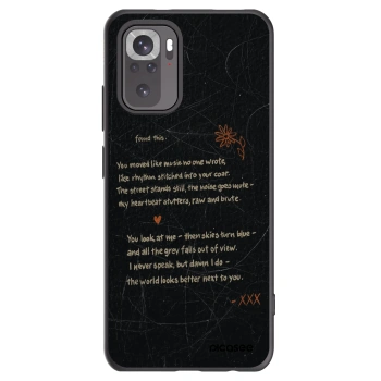 Picasee silikónový čierny obal pre Xiaomi Redmi Note 10 - POET