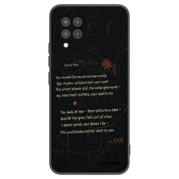 Picasee silikónový čierny obal pre Samsung Galaxy A42 A426B - POET