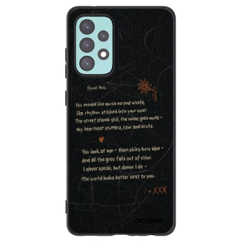 Picasee silikónový čierny obal pre Samsung Galaxy A72 A725F - POET