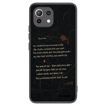 Picasee silikónový čierny obal pre Xiaomi Mi 11 Lite - POET