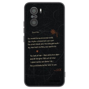Picasee silikónový čierny obal pre Xiaomi Poco F3 - POET
