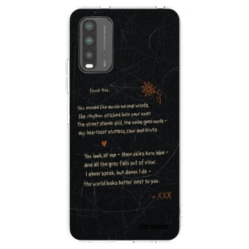 Picasee silikónový prehľadný obal pre Xiaomi Redmi 9T - POET