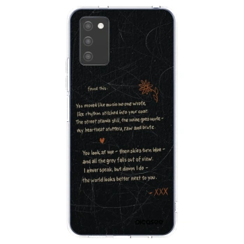 Picasee silikónový prehľadný obal pre Samsung Galaxy A02s A025G - POET