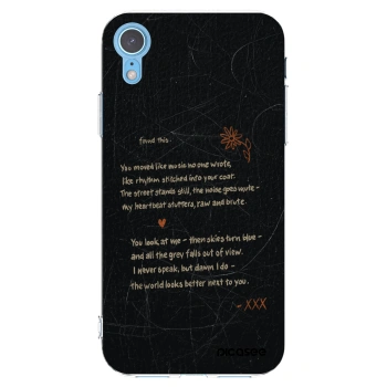 Picasee silikónový prehľadný obal pre Apple iPhone XR - POET