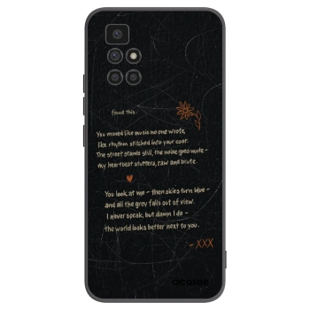 Picasee silikónový čierny obal pre Xiaomi Redmi 10 - POET