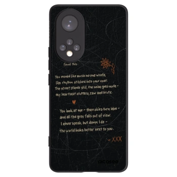 Picasee silikónový čierny obal pre Honor 50 5G - POET