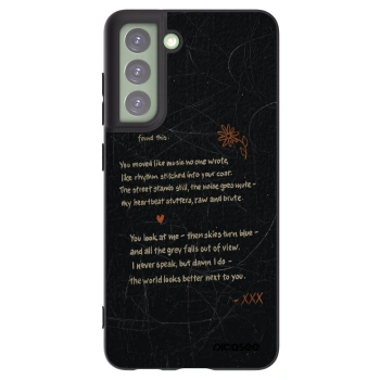 Picasee silikónový čierny obal pre Samsung Galaxy S21 FE 5G - POET