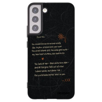 Picasee silikónový čierny obal pre Samsung Galaxy S22+ 5G - POET