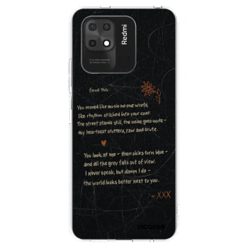 Picasee silikónový prehľadný obal pre Xiaomi Redmi 10C - POET