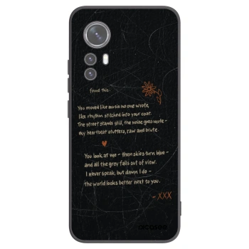 Picasee silikónový čierny obal pre Xiaomi 12X - POET