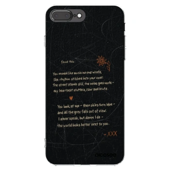 Picasee silikónový prehľadný obal pre Apple iPhone 8 Plus - POET