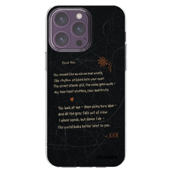 Picasee silikónový prehľadný obal pre Apple iPhone 14 Pro Max - POET