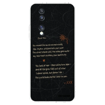 Picasee silikónový prehľadný obal pre Honor 70 - POET