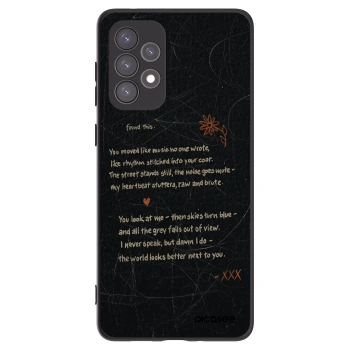 Picasee silikónový čierny obal pre Samsung Galaxy A73 5G - POET