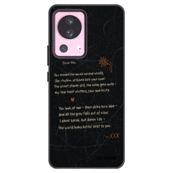 Picasee silikónový čierny obal pre Xiaomi 13 Lite - POET