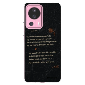 Picasee silikónový prehľadný obal pre Xiaomi 13 Lite - POET