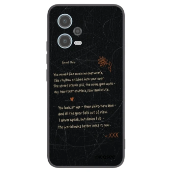 Picasee silikónový čierny obal pre Xiaomi Redmi Note 12 5G - POET