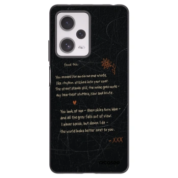 Picasee silikónový čierny obal pre Xiaomi Redmi Note 12 Pro+ 5G - POET