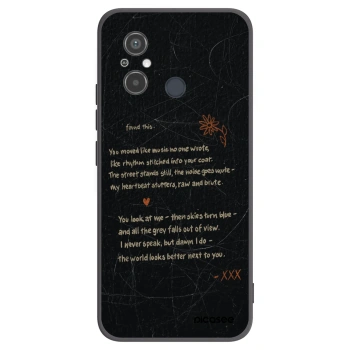 Picasee silikónový čierny obal pre Xiaomi Redmi 12C - POET