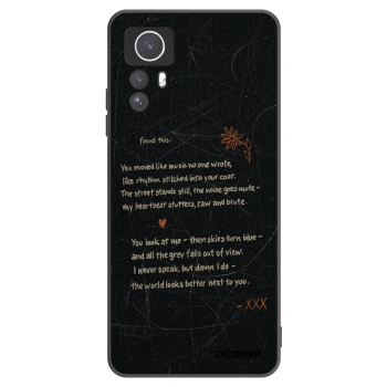 Picasee silikónový čierny obal pre Xiaomi Redmi Note 12S - POET