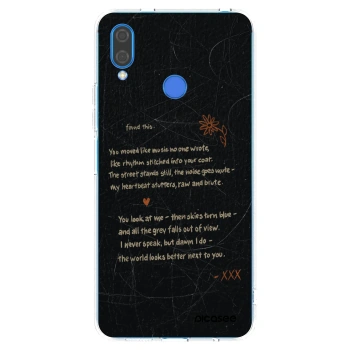 Picasee silikónový prehľadný obal pre Huawei Nova 3 - POET