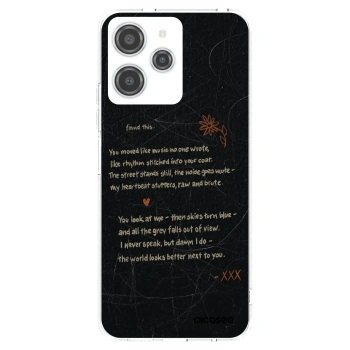 Picasee silikónový prehľadný obal pre Xiaomi Redmi 12 4G - POET
