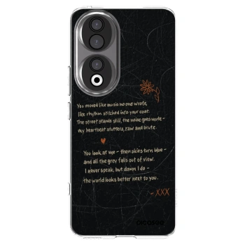 Picasee silikónový prehľadný obal pre Honor 90 5G - POET