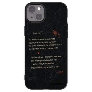 Picasee silikónový čierny obal pre Apple iPhone 15 Plus - POET